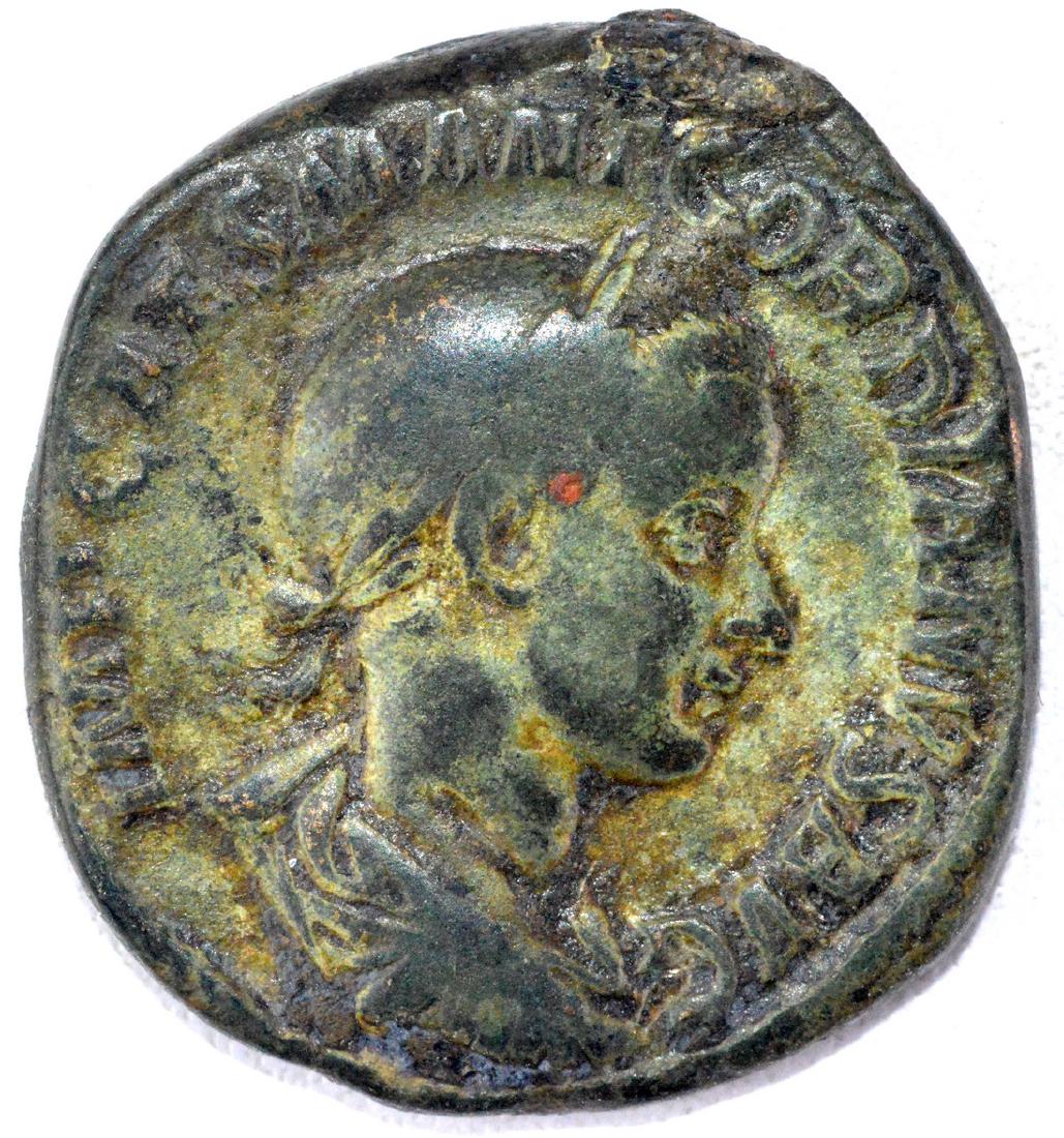 Ancient Roman Sestertius of Gordian III (1 of 2)