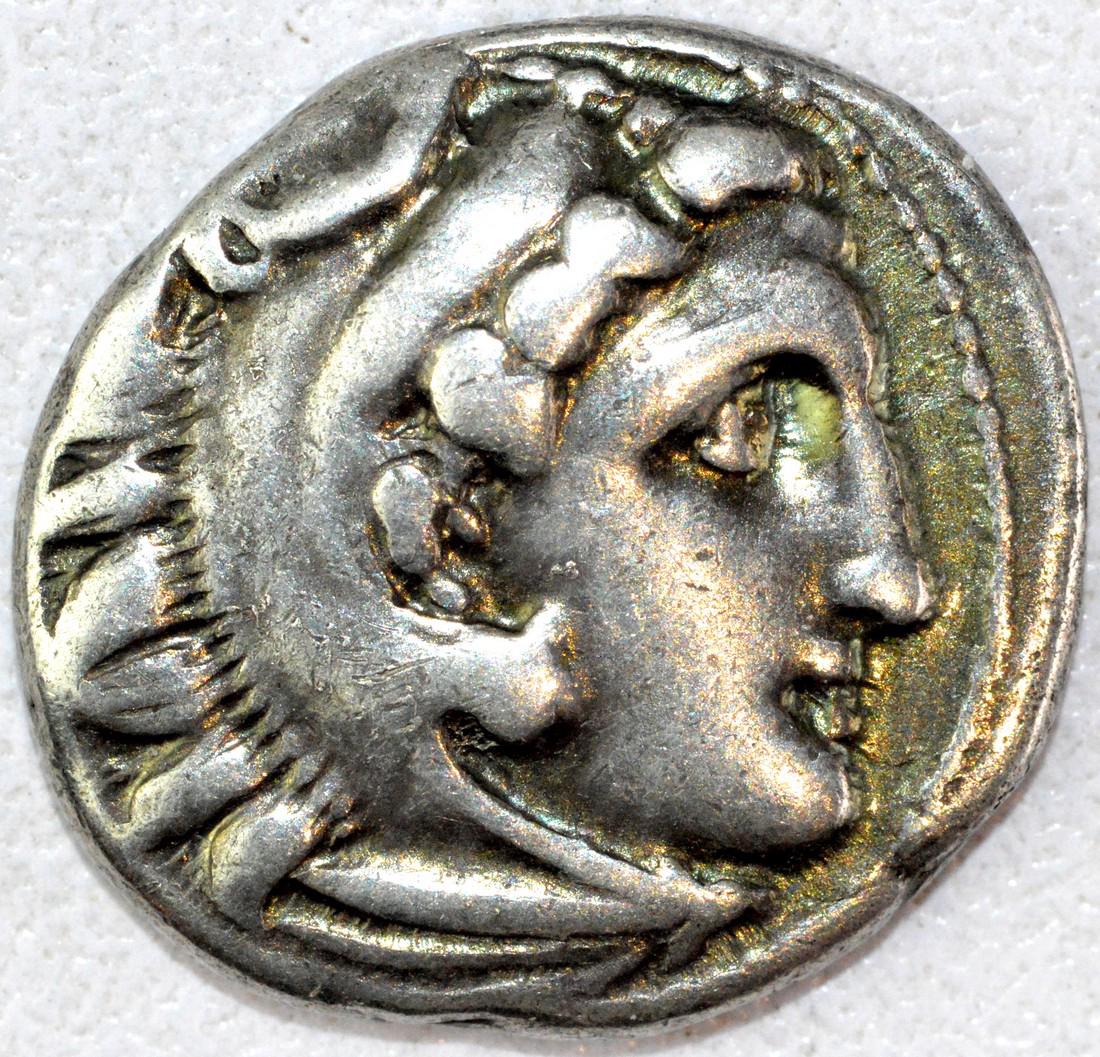 Ancient Greek Drachm of Alexander III the Great: Date: ca. 4th C BC Material: silver Dimensions: 18mm ; 4grams Ancient Greek Drachm of Alexander III the Great, rvs. Zeus on throne. Superb Ancient Coin in Great Condition. Shipping: Domestic: Flat-rat