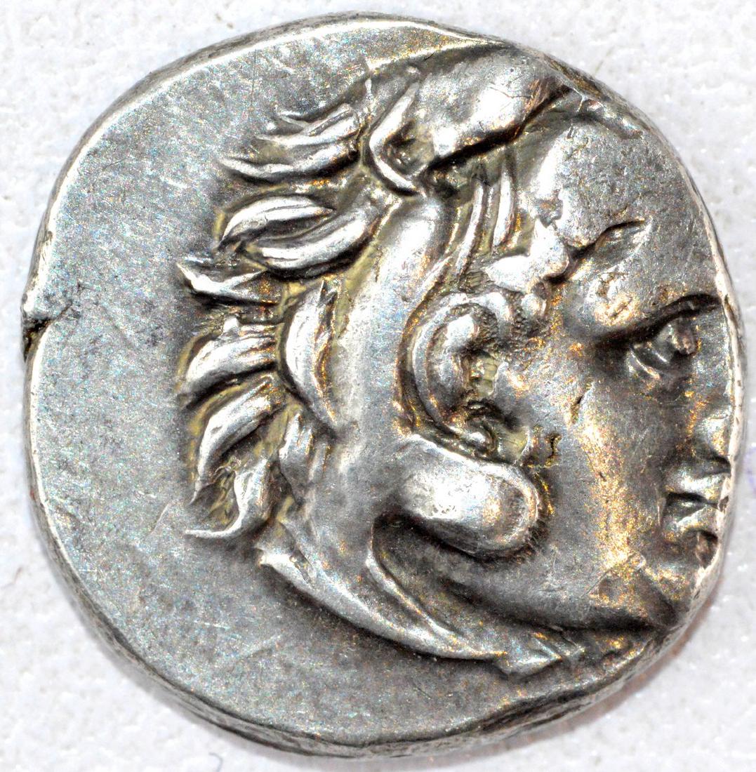 Ancient Greek Drachm of Alexander III the Great: Date: ca. 4th C BC Material: silver Dimensions: 17mm ; 4.2grams Ancient Greek Drachm of Alexander III the Great, rvs. Zeus on throne. Superb Ancient Coin in Great Condition. Shipping: Domestic: Flat-r