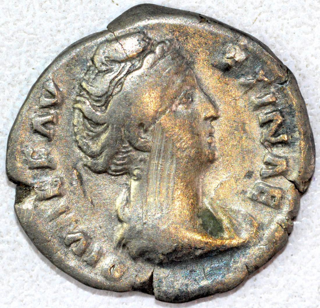 Ancient Roman Denarius of Faustina (1 of 2)