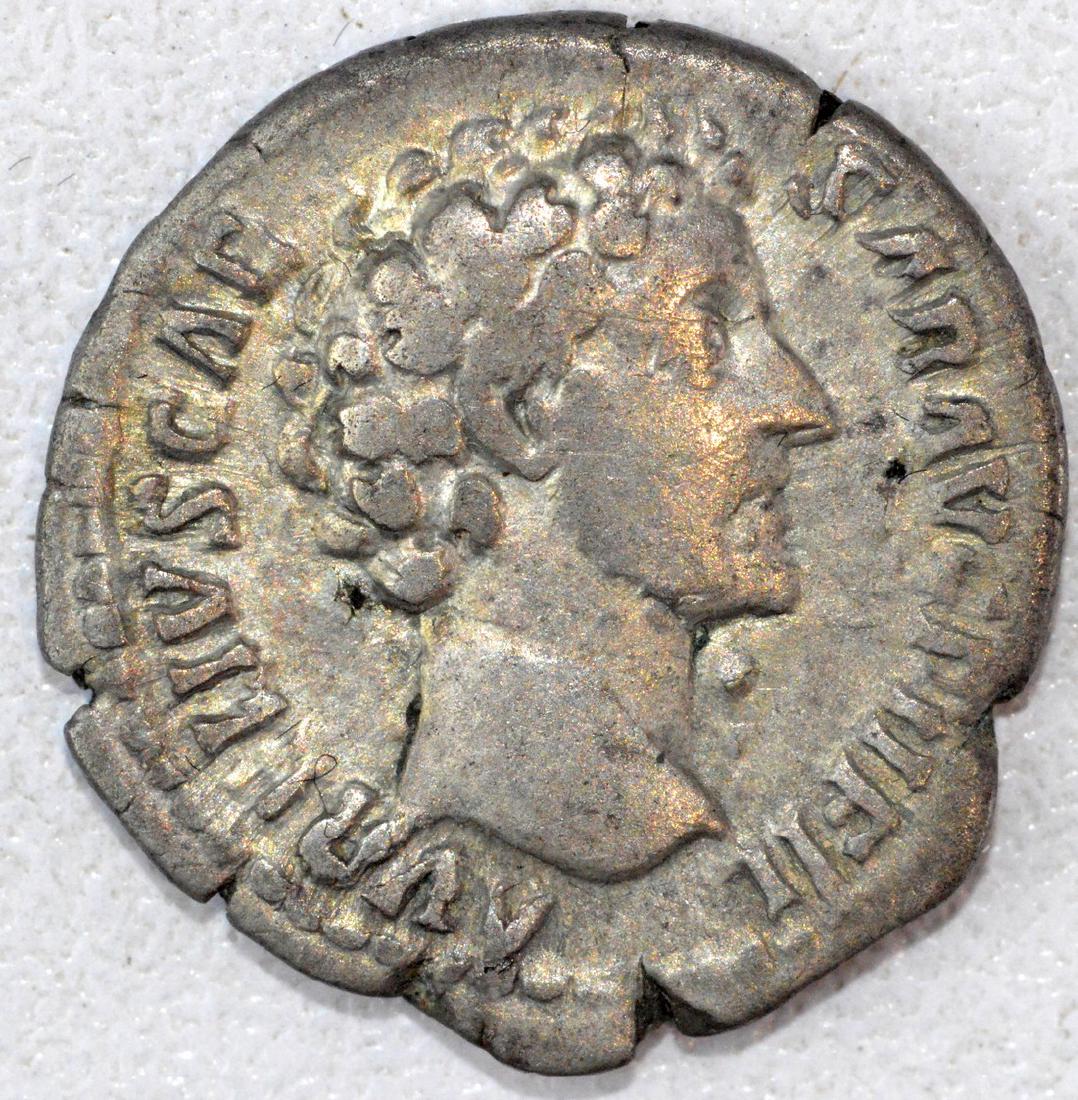 Ancient Roman Denarius of Marcus Aurelius (1 of 2)
