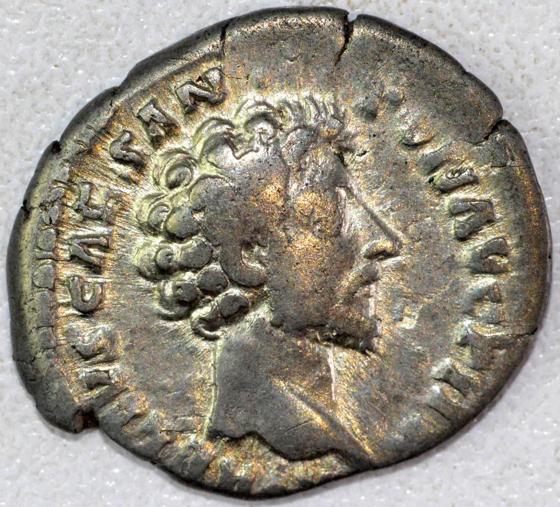 Ancient Roman Denarius of Marcus Aurelius (1 of 2)