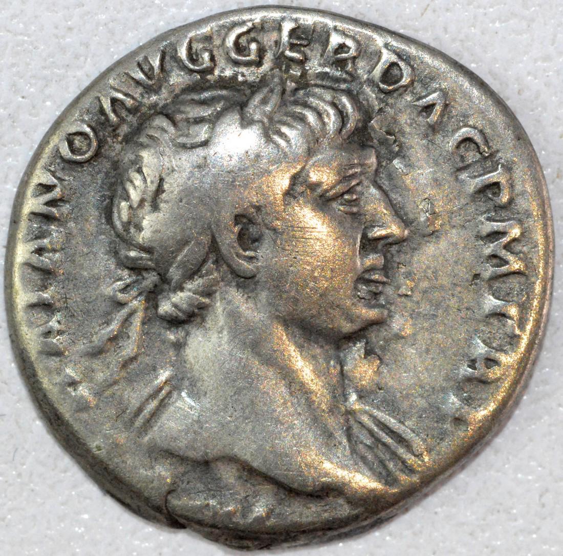 Ancient Roman Denarius of Trajan (1 of 2)