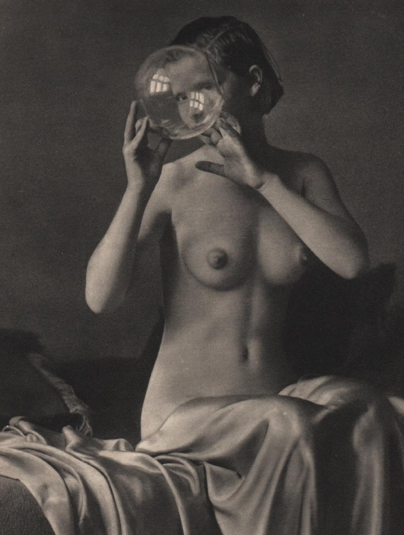 ALOIS ZYCH - Young Lady: Artist: ALOIS ZYCH Print Title: Young Lady Medium: Sheet-fed Gravure Printing Date: 1933 Printing Location: France Image Size: 7 x 9.25 inches Alois Zych (1874-1943) was a Czech photographer best reme