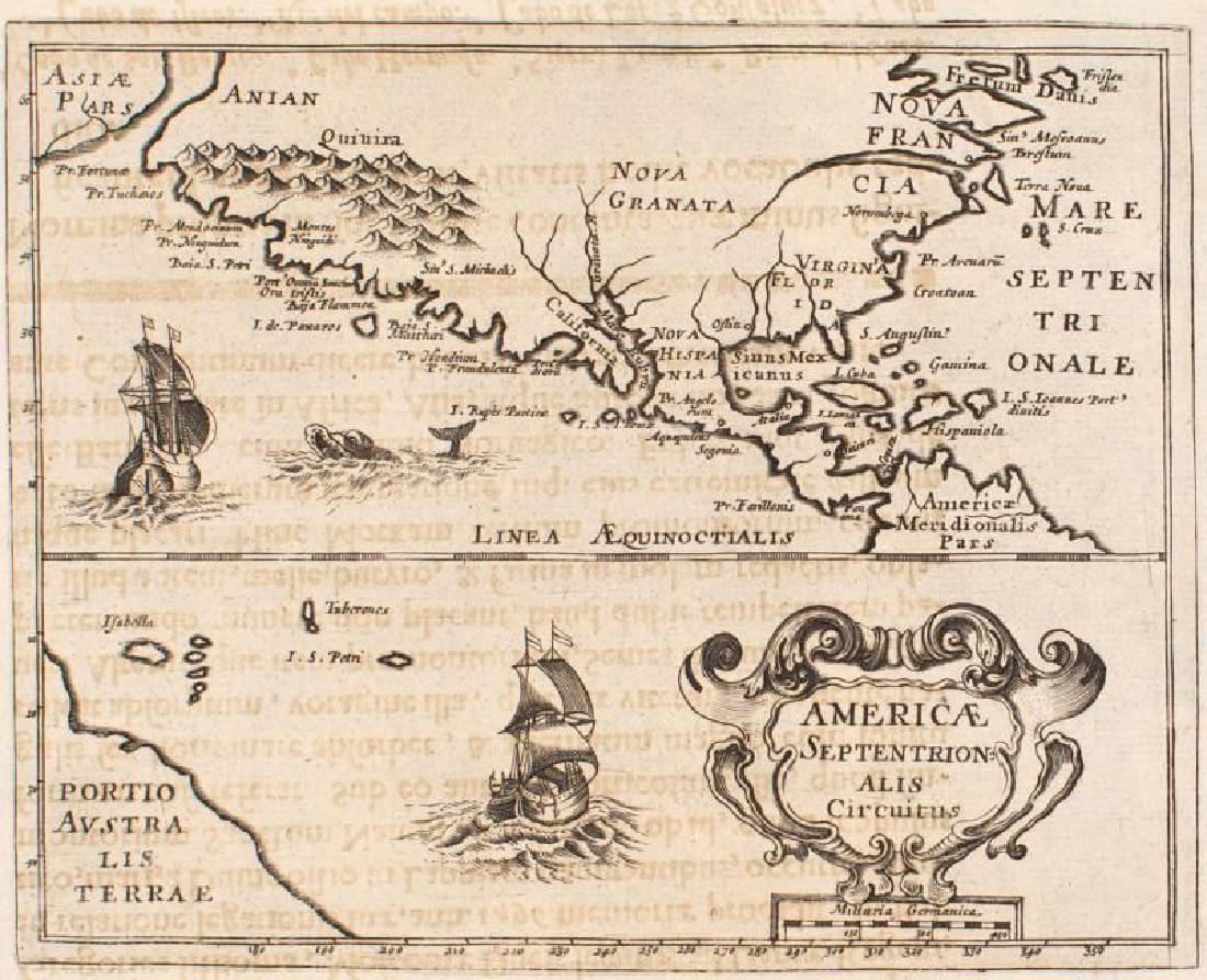 Morisot: Antique Map of North America, 1643 (1 of 2)