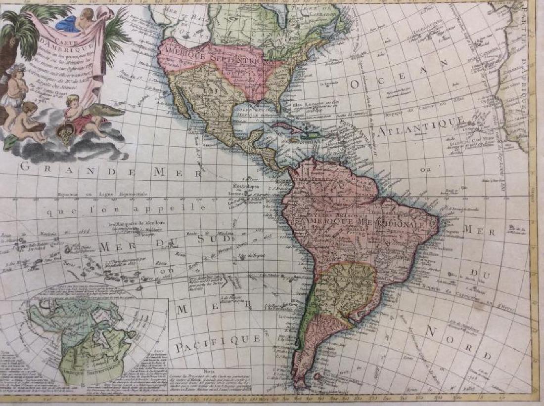 Clouet: Antique Map of the Western Hemisphere, 1781 (1 of 5)