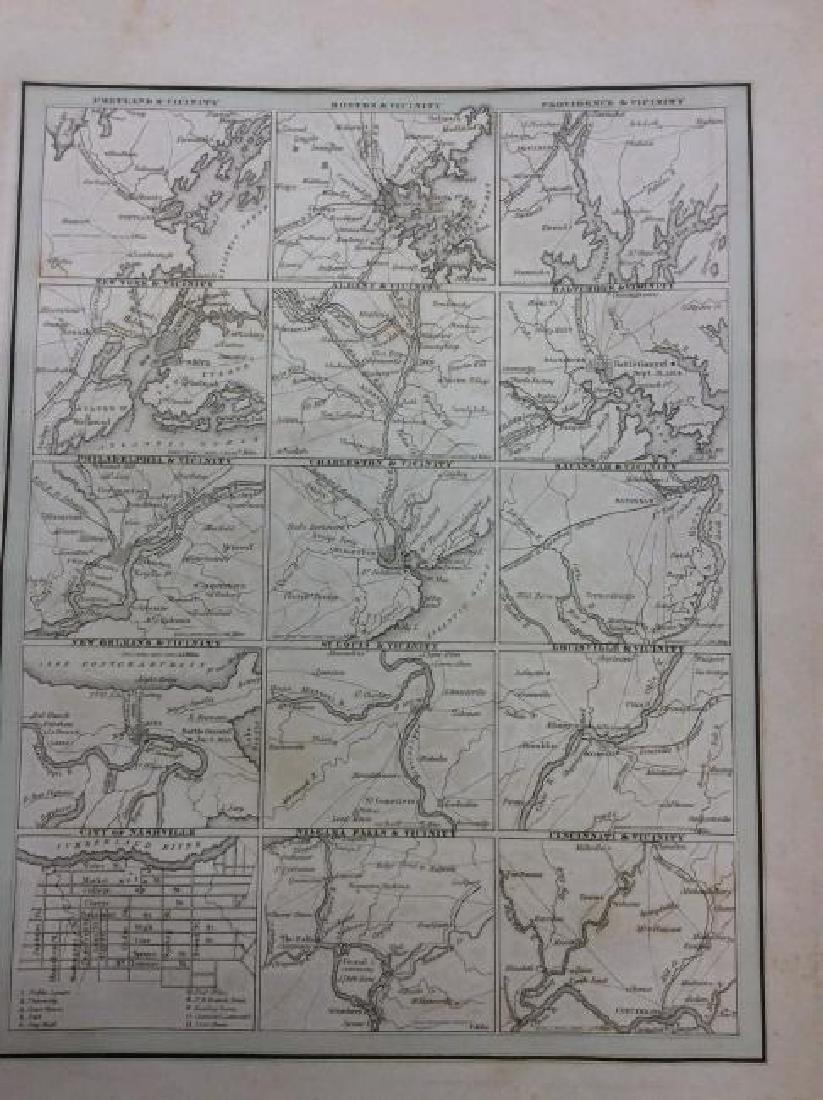 Bradford: Antique Map of Early American Cities, 1835 (1 of 1)