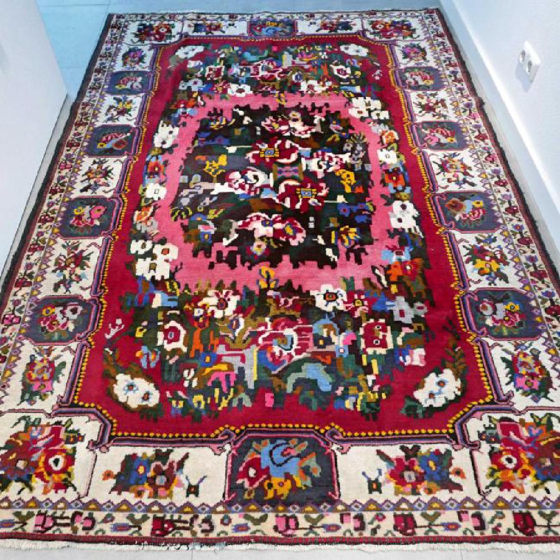 Special Flower Design Bakhtiar Semi Antique Rug 8.1x5.6 (1 of 8)