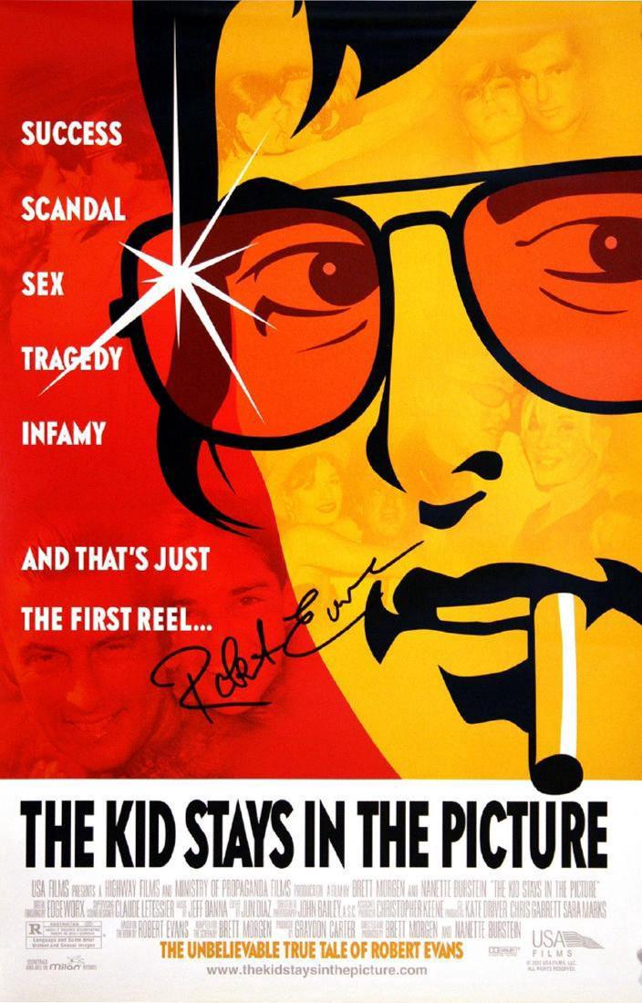 Movie Poster Kid Stays Picture Signed Robert Evans (1 of 1)