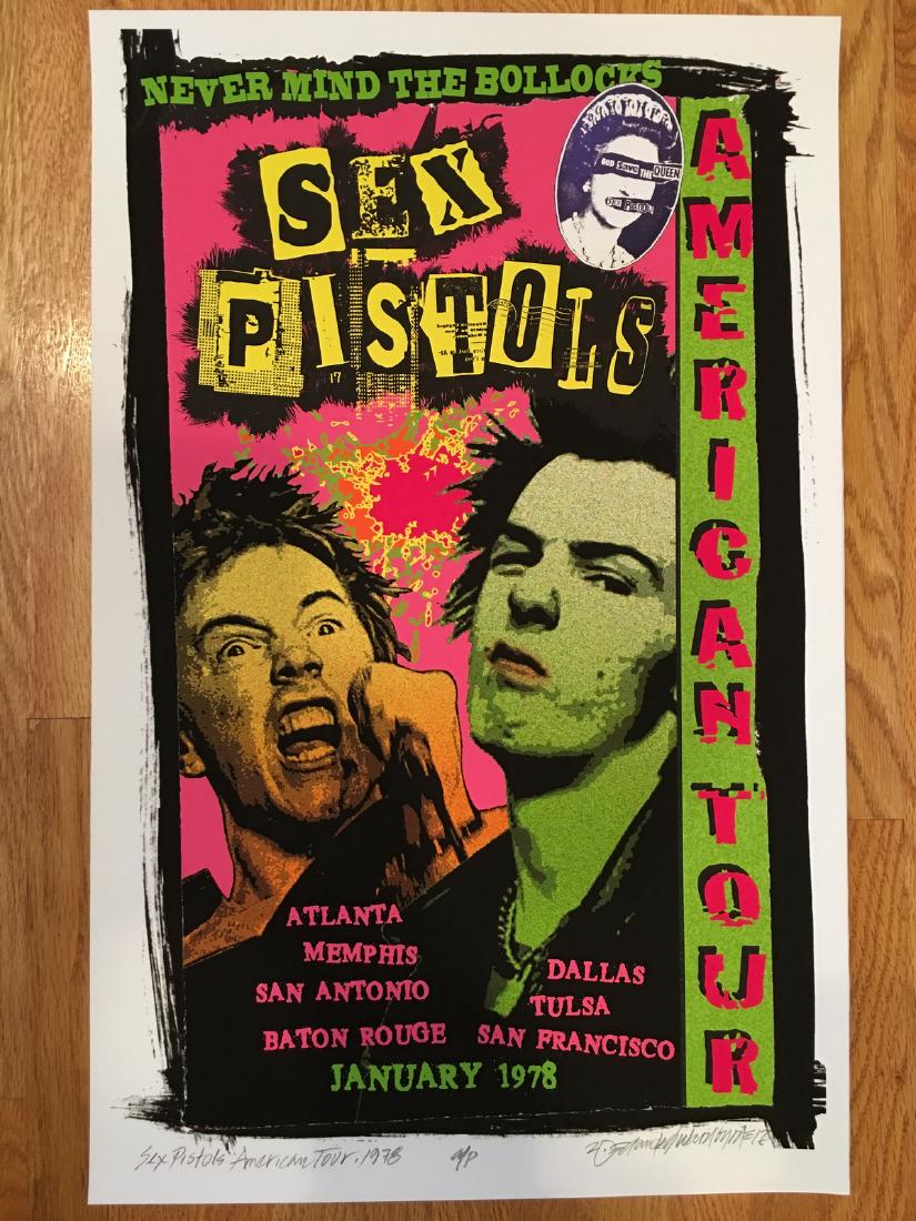 DAVID BYRD - Sex Pistols Poster - Signed Artists Proof (1 of 1)