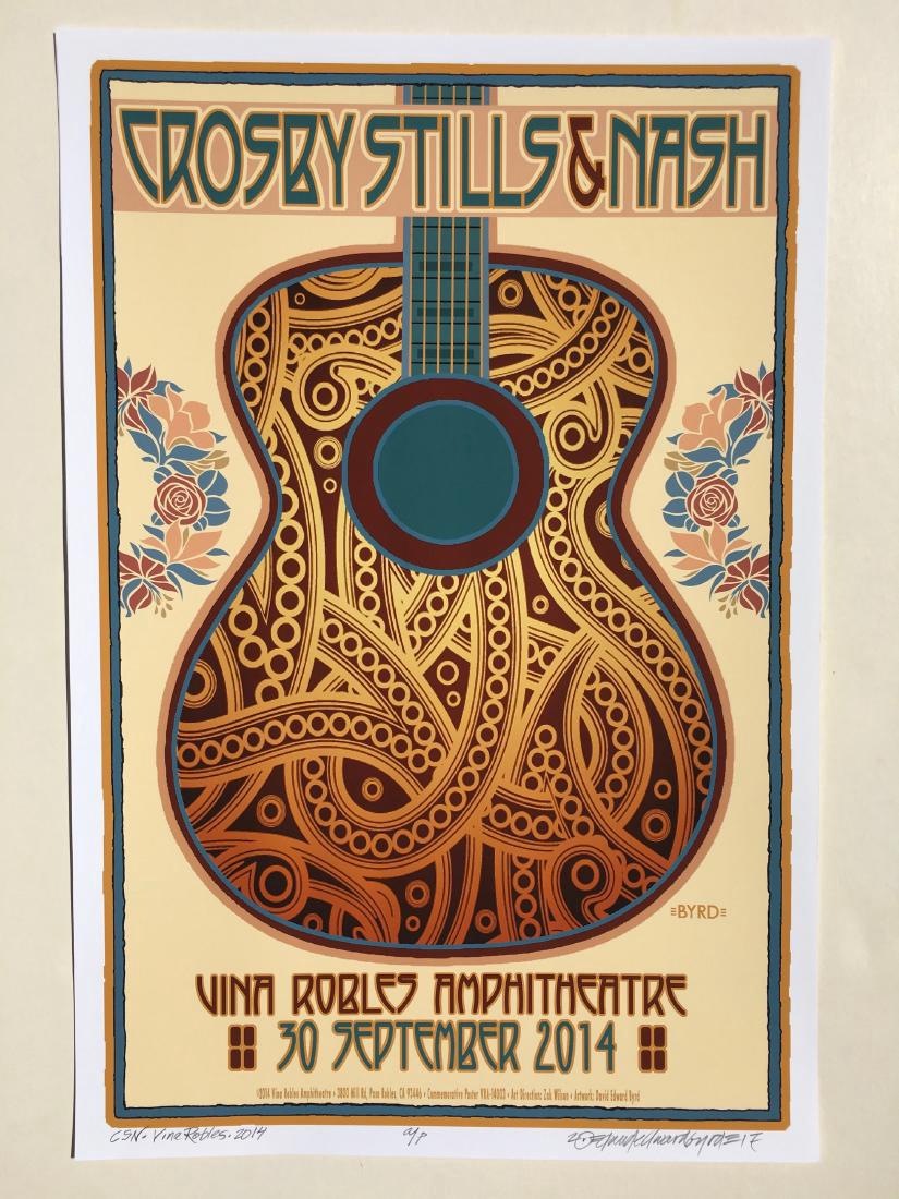 DAVID BYRD - CSN - Crosby Stills & Nash Poster (1 of 1)