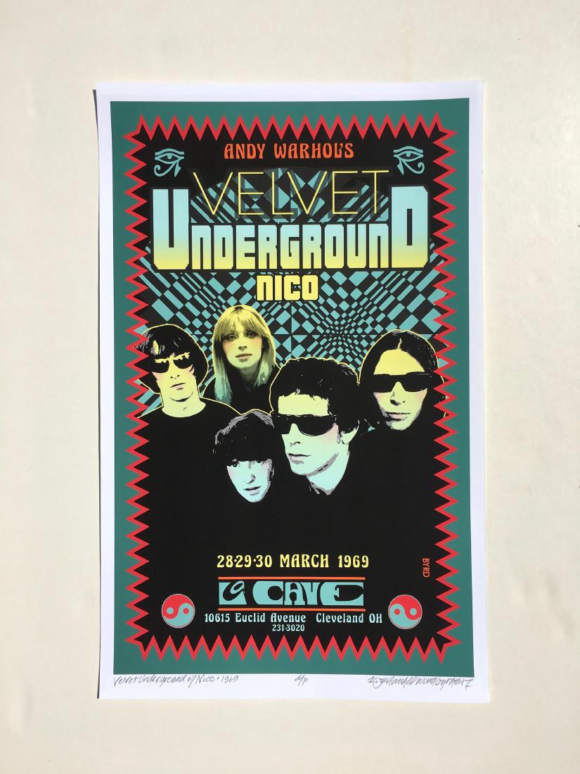DAVID BYRD - Andy Warhol’s Velvet Underground Poster (1 of 1)