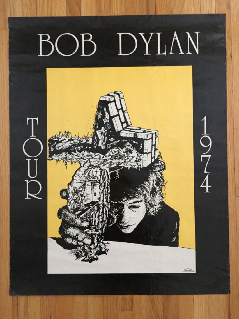 Bob Dylan 1974 Tour Poster: Bob Dylan 1974 Tour Poster. Offset - 22 x 28 inches Shipping: Domestic: Flat-rate of $9.69 to anywhere within the contiguous U.S. International: Foreign shipping rates are determined by destination. L