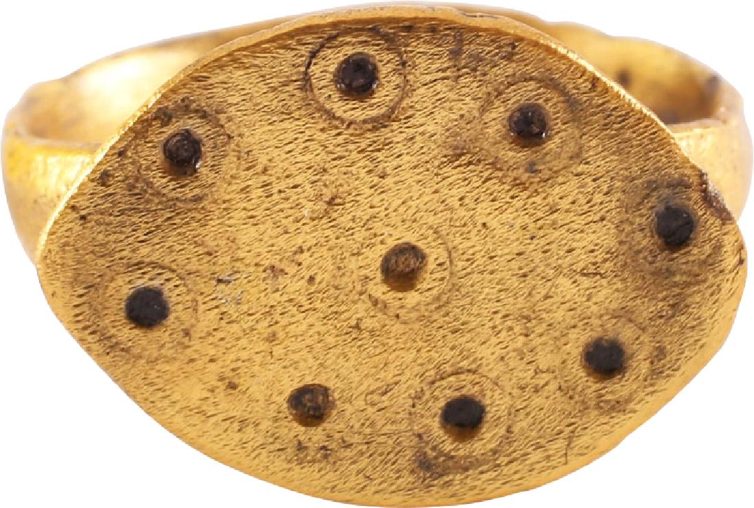 CHRISTIAN PILGRIM'S RING, 8th-9th CENTURIES AD (1 of 2)