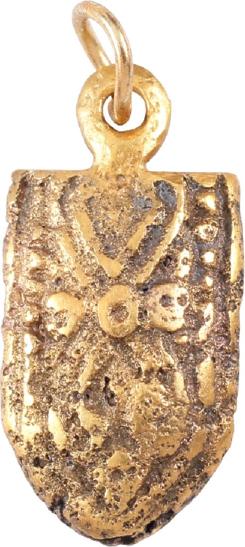 MEDIEVAL TOURNAMENT PENDANT 14th-16th CENTURIES (1 of 2)