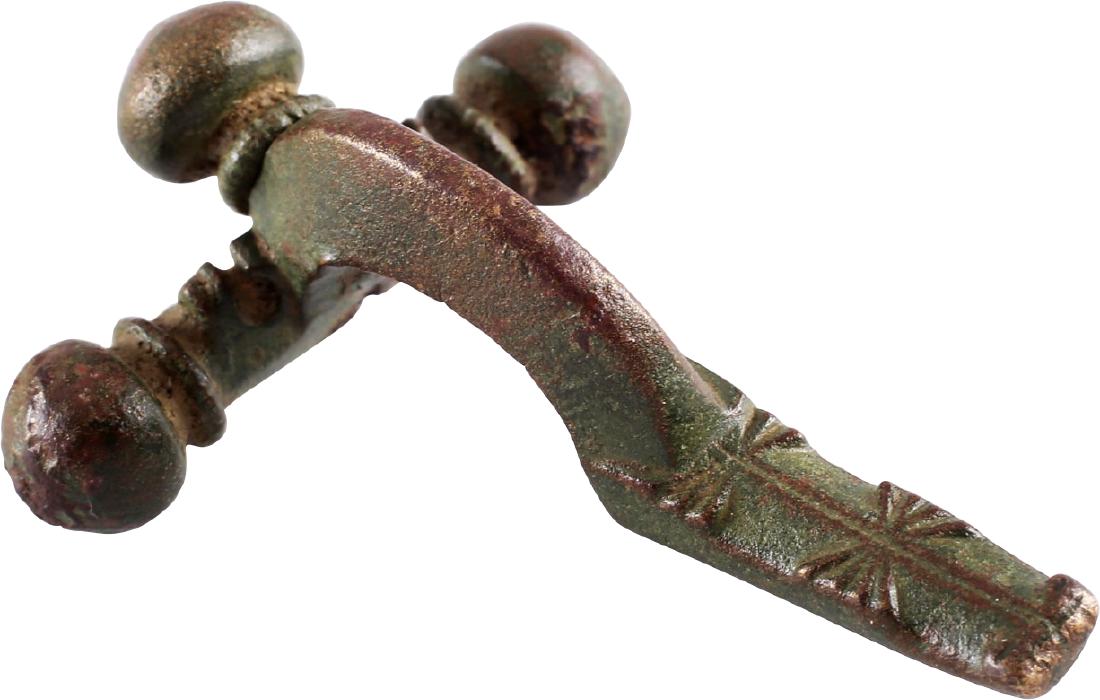 ROMAN CROSSBOW FIBULA, FIRST CENTURY AD (1 of 3)