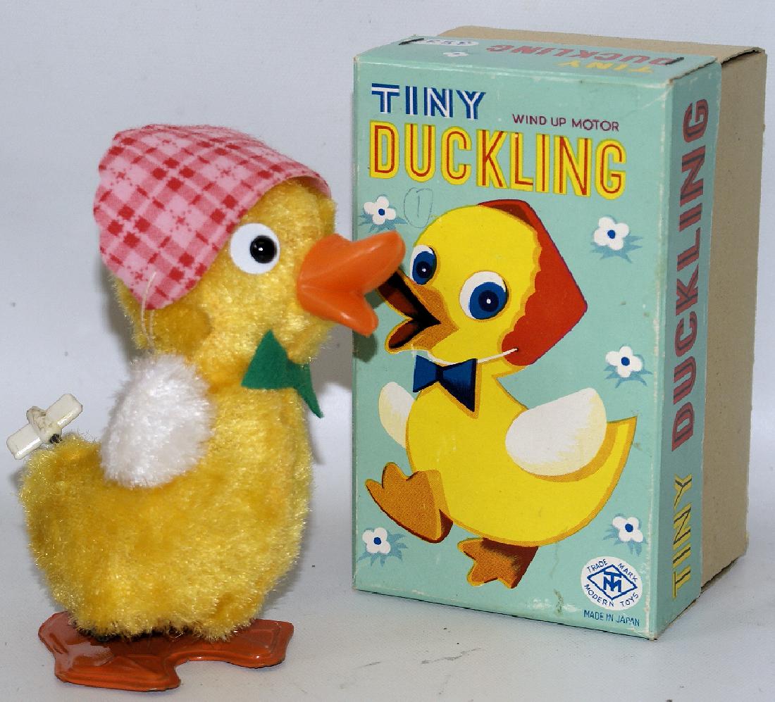 Windup TINY DUCKLING Figure #3532, Masudaya Modern Toys (1 of 2)