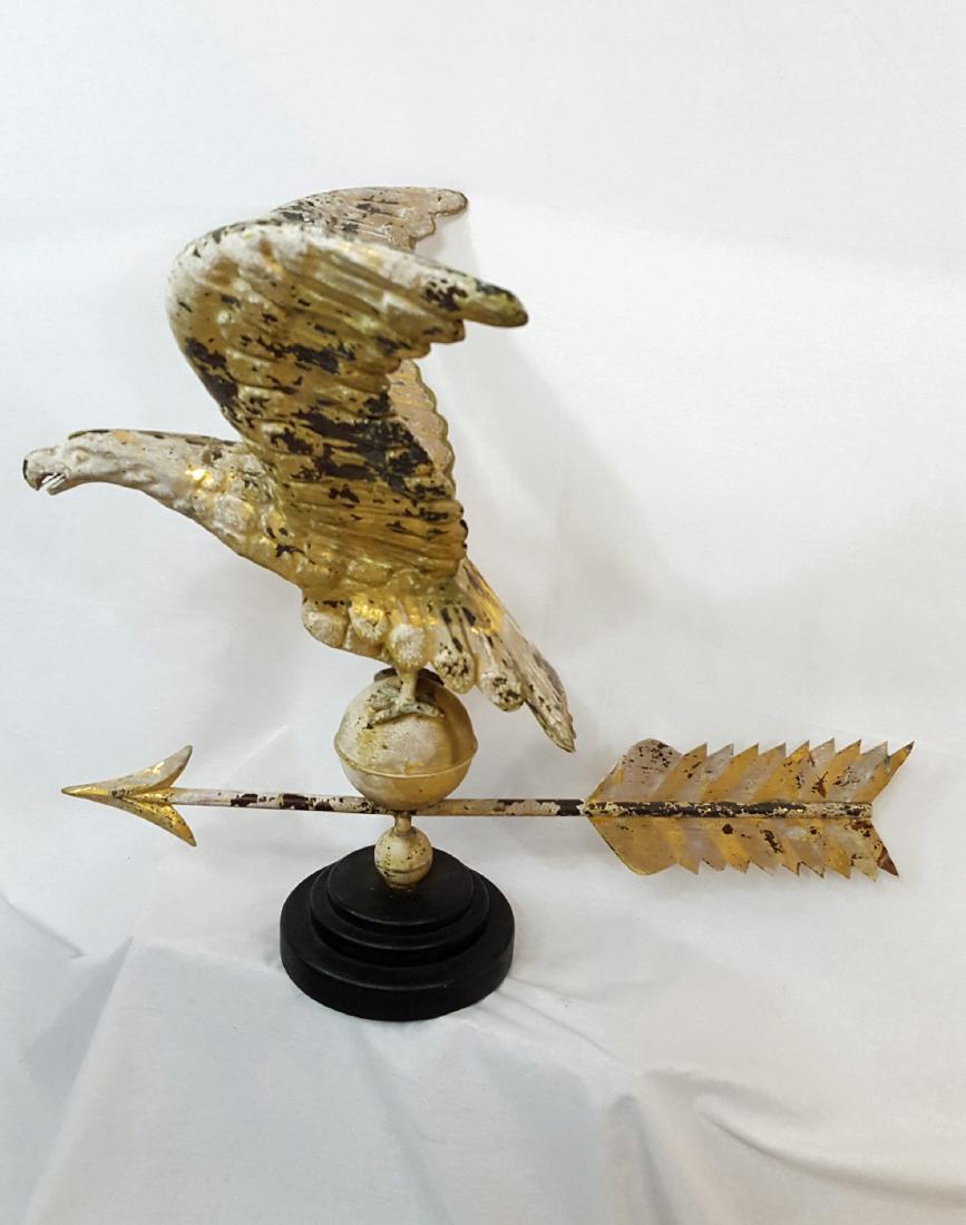 Hollow Body Copper Eagle Weathervane Ca 1880-1900. (1 of 7)