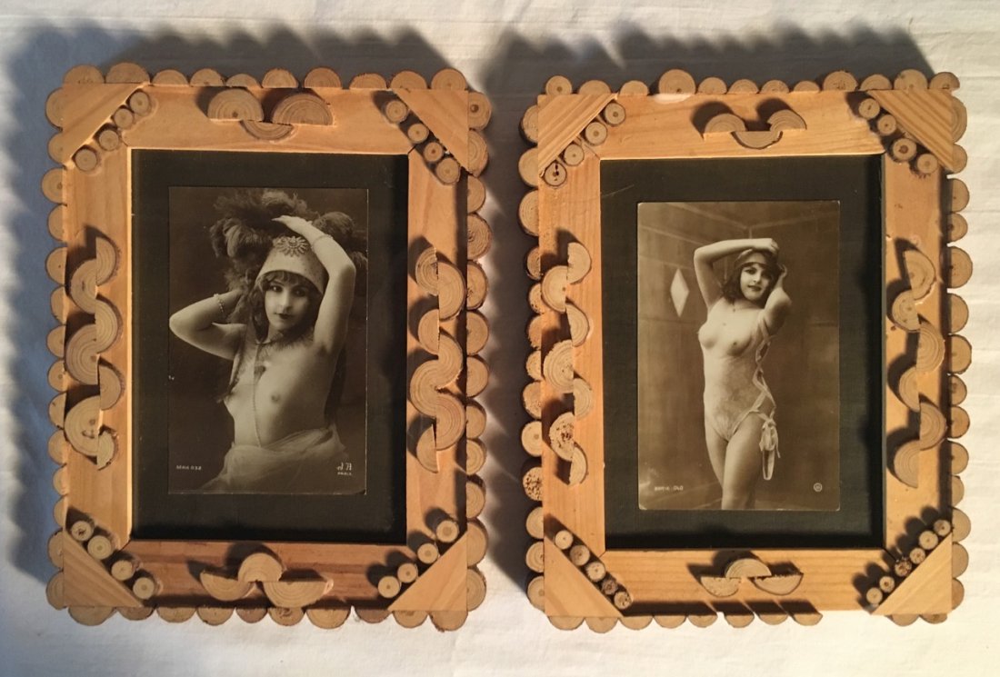 Pair of Studio Session Photos in Vintage Frames (1 of 1)