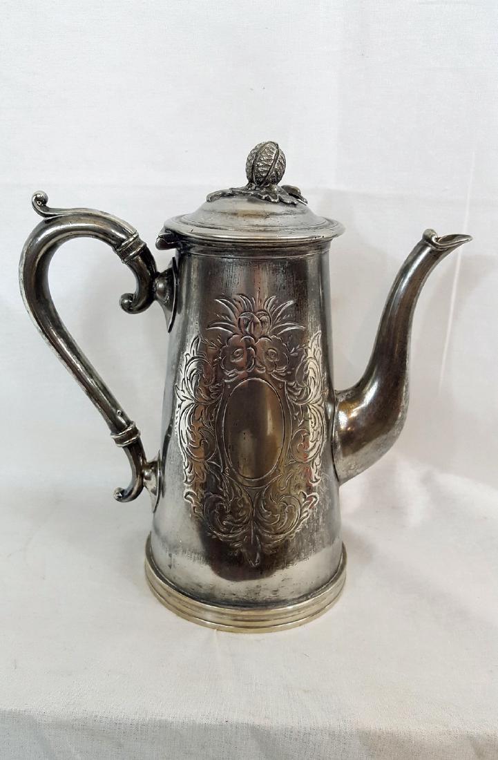 Continental Pewter Chocolate Pot Ca 1910 (1 of 6)