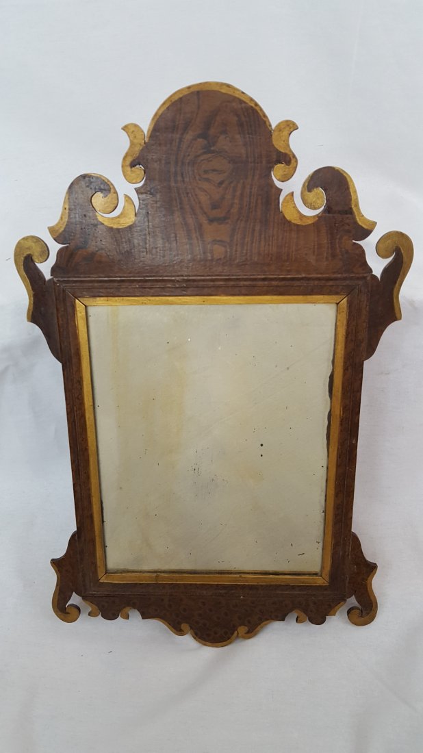 Decorated Chippendale Frame Ca 1810 (1 of 3)
