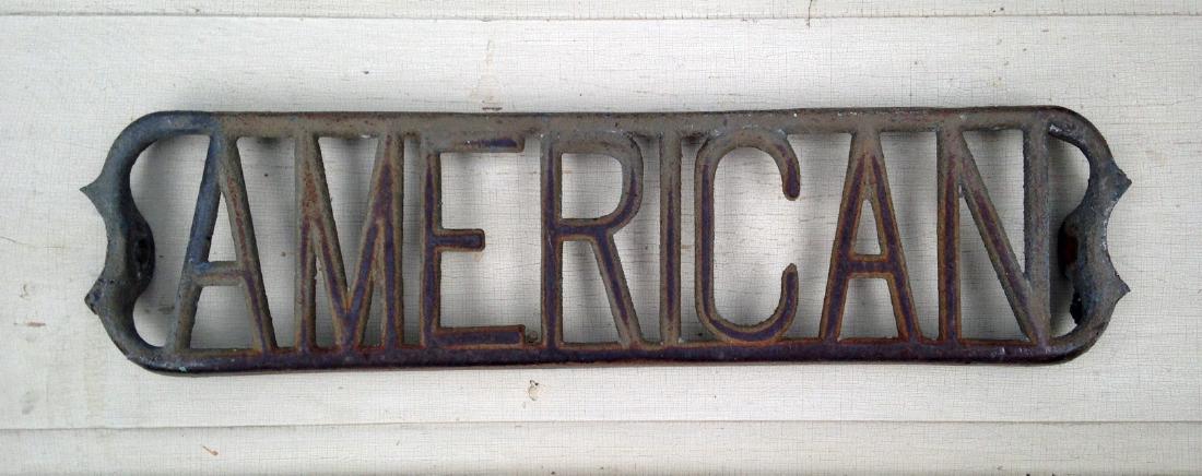 C 1940 Cast Iron American Ladder Step (1 of 3)