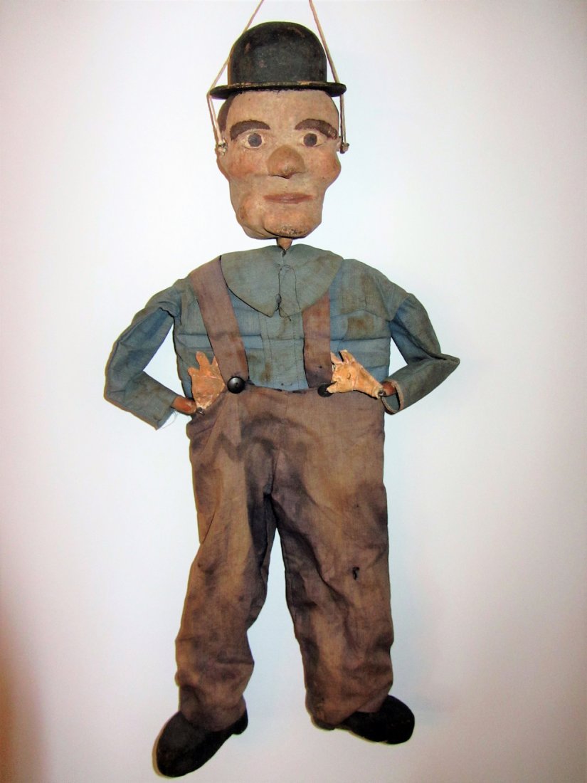 Marionette "Hobo" Man Early 20th Century (1 of 5)