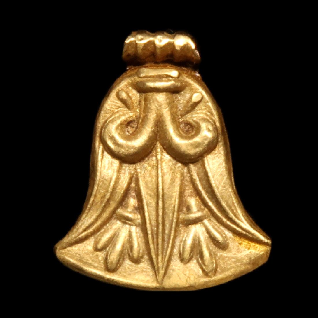 Egyptian Gold Lotus Pendant, N.K., 18th Dynasty,   c. (1 of 5)