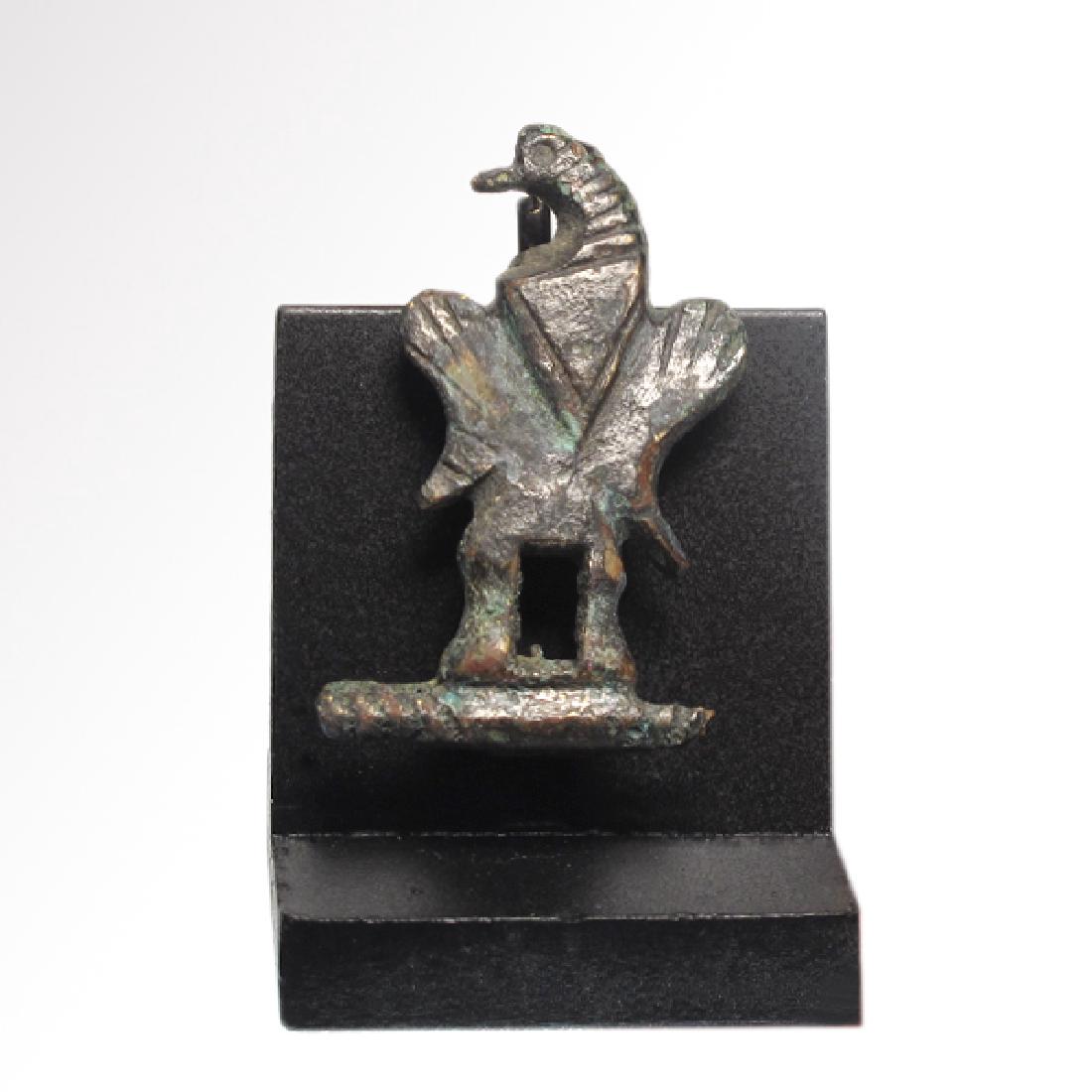 Roman Bronze Fibula Brooch with Standing Eagle, c. 2nd (1 of 4)