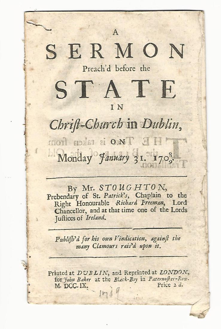 1709 Sermon Christ Church Dublin Charles I Martyrdom (1 of 1)