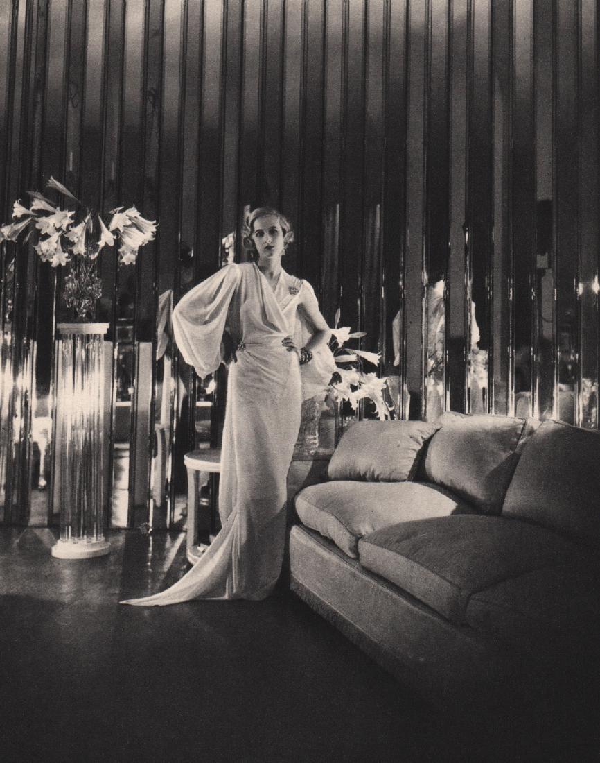 CECIL BEATON - Baba Beaton: Artist: CECIL BEATON Print Title: Baba Beaton Medium: Sheet-fed Gravure Printing Date: 1933 Printed: France Image Size: 7 X 8.75 inches Cecil Beaton was an English fashion, portrait and war photograph