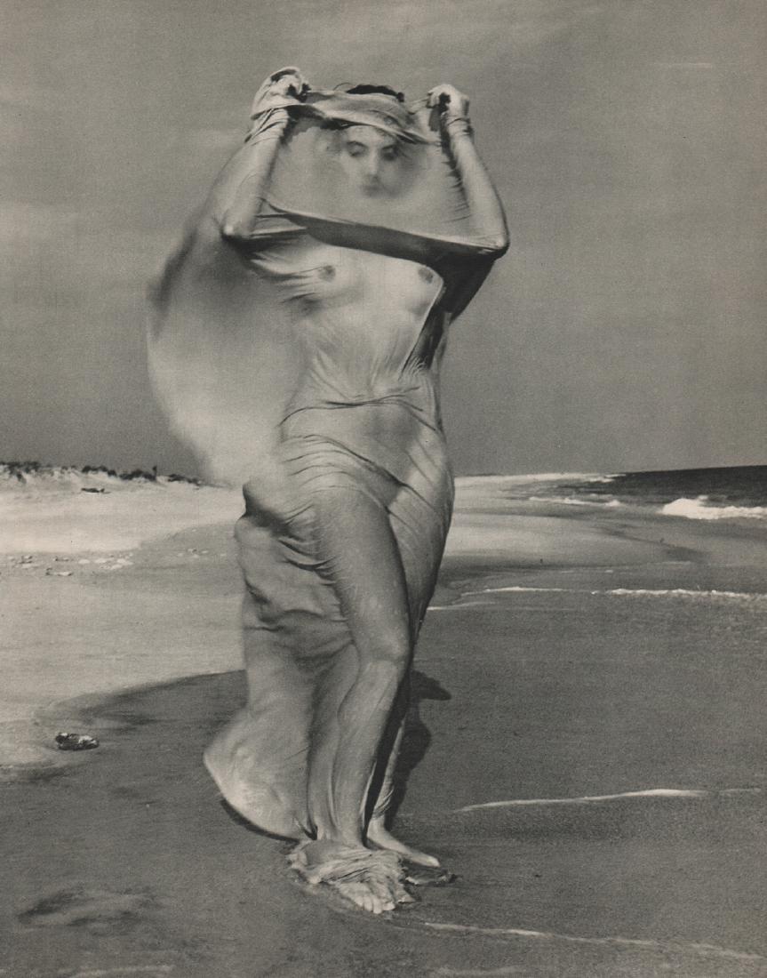 ANDRE DE DIENES - Nude: Artist: ANDRE DE DIENES Print Title: Nude Medium: Sheet-fed Gravure Printing Date: 1949 Printed: France Image size approx. 8.5 x 11 inches Andre De Dienes was a Hungarian photographer, noted for his w