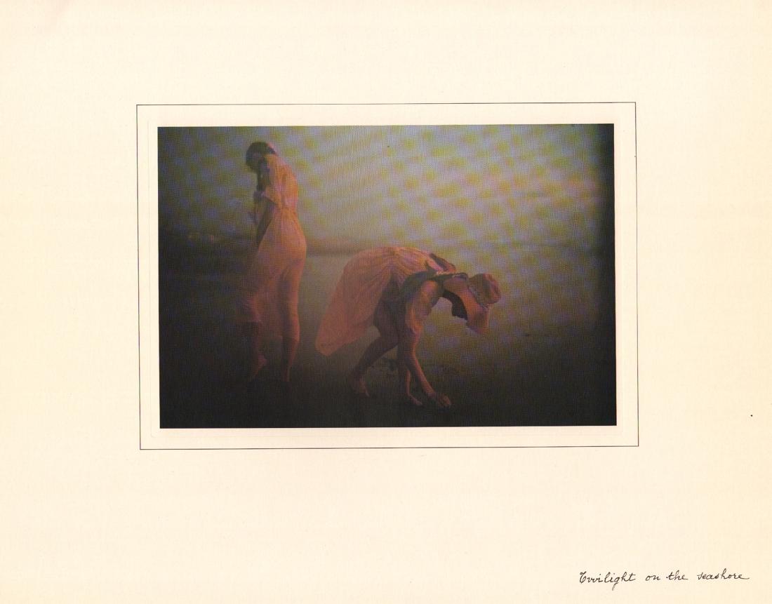 DAVID HAMILTON - Twilight on the Seashore: Artist: DAVID HAMILTON Print Title: Twilight on the Seashore Medium: Photolithograph on card stock From a Limited Edition Folio (1140/2500) Printing Date: 1974 Printed: West Germany Image Size: approx