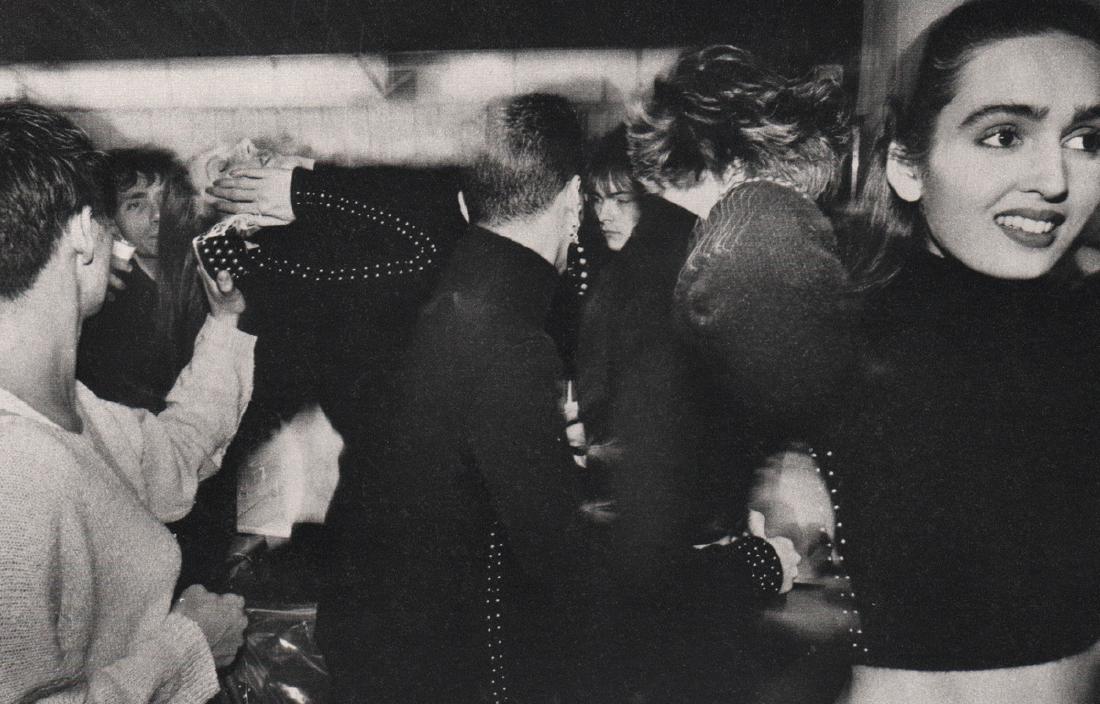 WILLIAM KLEIN - Ariell, Gail, Cabine Dorothee Bis 1985: Artist: WILLIAM KLEIN Print Title: Ariell, Gail, Cabine Dorothee Bis 1985 Medium: Sheet-fed Gravure Printing Date: 1985 Printed in: France Image Size Approx. 7.75" X 5" William Klein an American-born