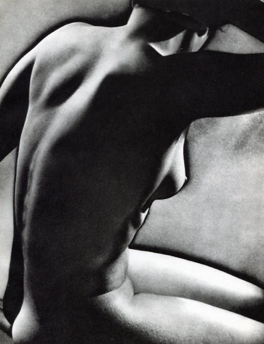 MAN RAY - Solarized Nude: Artist: MAN RAY Print Title: Solarized Nude Medium: Sheet-fed Gravure Printing Date: 1935 Printed in France Image size approx. 8.5 x 11 inches Man Ray, original name Emmanuel Radnitzky, was born on Au