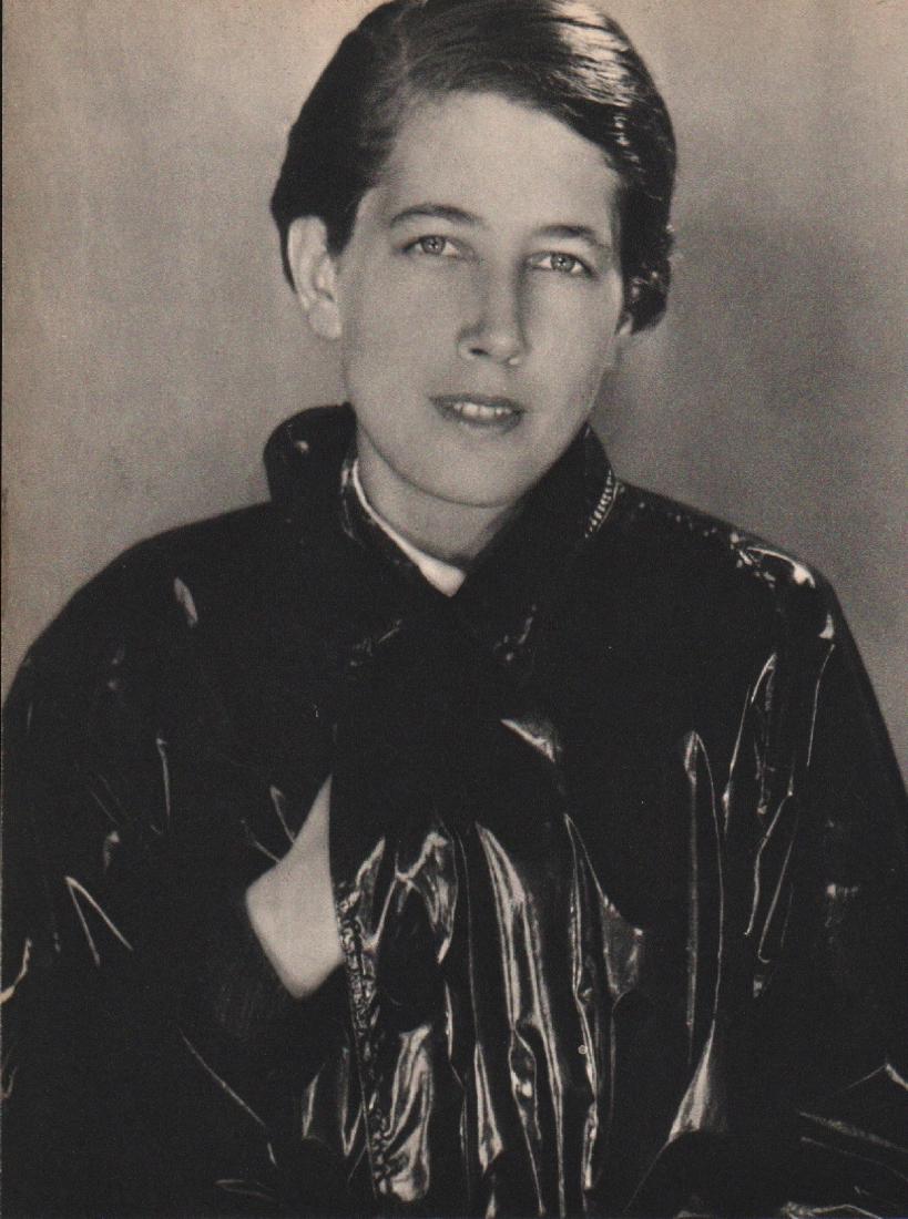 MAN RAY - Portrait: Artist: MAN RAY Print Title: Portrait Medium: Sheet-fed Gravure Printing Date: 1934 Printed in France Image size approx. 8.25 x 11.25 inches Man Ray, original name Emmanuel Radnitzky, was born on Augu