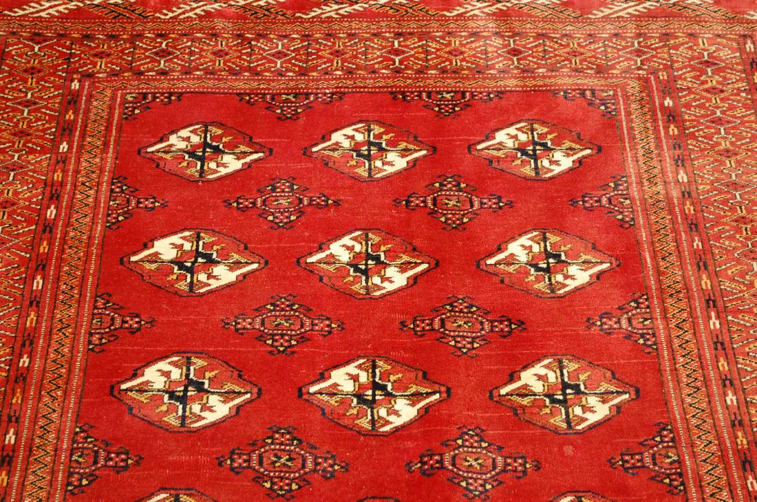 Persian Turkoman Bokhara Tekke Rug 4.4x5.10 (1 of 10)