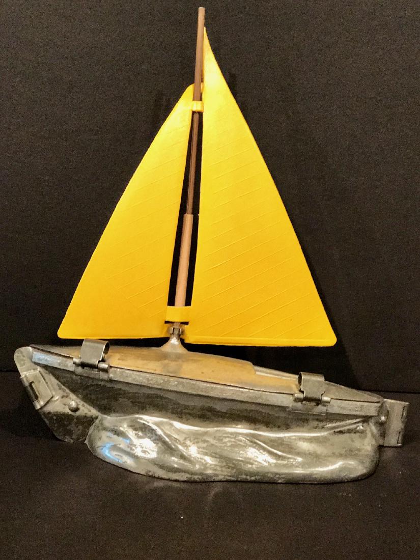 Rare Sail Boat Chocolate Mold, Early 20th Century (1 of 5)