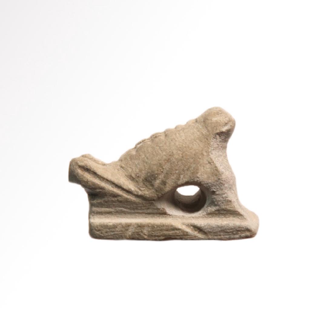 Egyptian Steatite leaping Frog Amulet, c. 600 B.C. (1 of 6)
