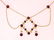 Antique 14K Yellow Gold Natural Garnet Necklace
