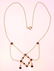Antique 14K Yellow Gold Natural Garnet Necklace - 4
