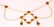 Antique 14K Yellow Gold Natural Garnet Necklace - 5