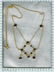 Antique 14K Yellow Gold Natural Garnet Necklace - 6