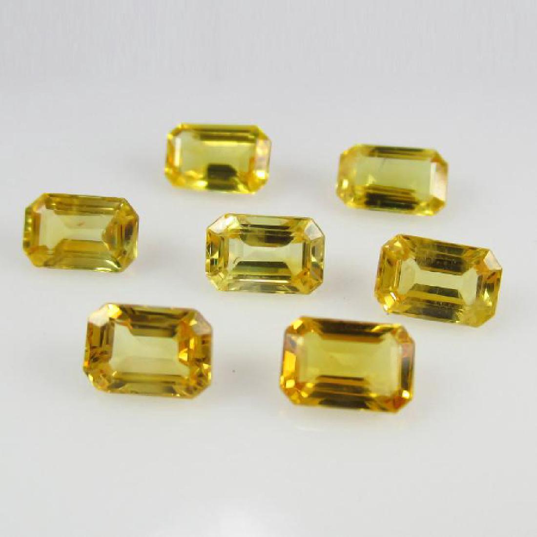 3.77 Carat Loose Natural Yellow Sapphire Necklace Set (1 of 2)