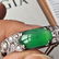 Antique 18K White Gold GIA Jadeite Bracelet - 10