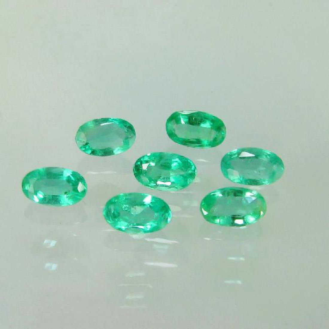 1.80 Carat Loose Zambian Emeralds Necklace Set (1 of 3)
