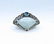 Sterling Silver Jade Aquamarine Ring, .25ct