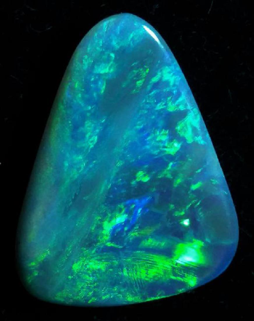 3.08 Carat Loose Australian Lighting Ridge Black Opal (1 of 3)
