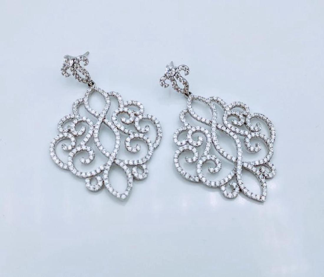 Sterling Silver Cubic Zirconia Holiday Earrings (1 of 3)