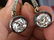 Antique 18K White Gold Old Mine Diamond Earrings, 6ctw - 3
